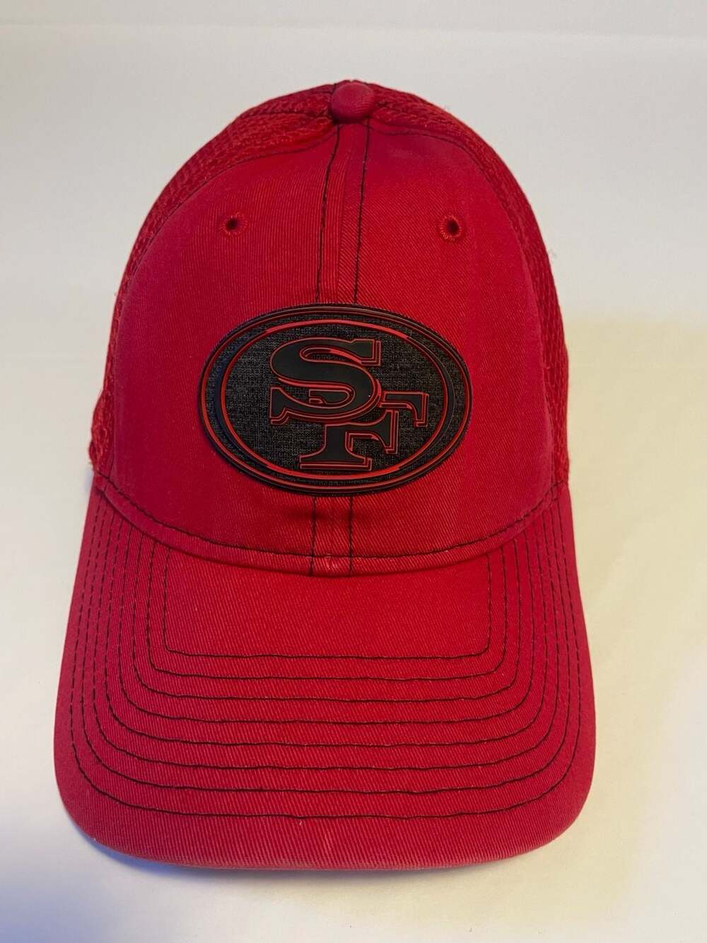 New Era San Francisco 49ers 39THIRTY Mesh Back Hat Small/Medium